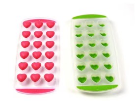Molde cubetera plastico y goma CORAZONES